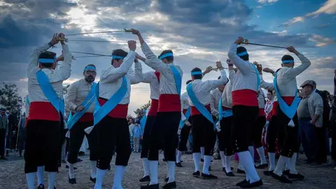 Danzaores en pleno baile