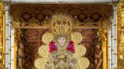 Virgen del Roc&iacute;o. Fuente: Facebook Hdad Matriz de Ntra Sra del Roc&iacute;o de Almonte