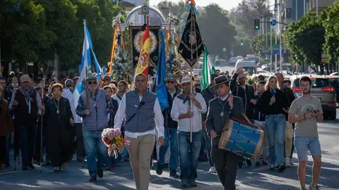 La Hermandad Filial de la Bella por las calles de Huelva