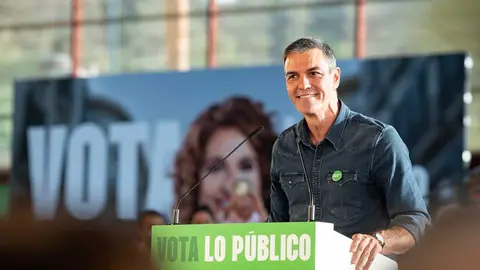 S&aacute;nchez en un reciente acto pol&iacute;tico