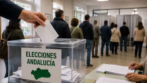 Urnas en elecciones andaluzas
