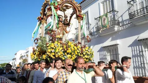 San Isidro Labrador en Cartaya. Fuente: Facebook Ayto. Cartaya