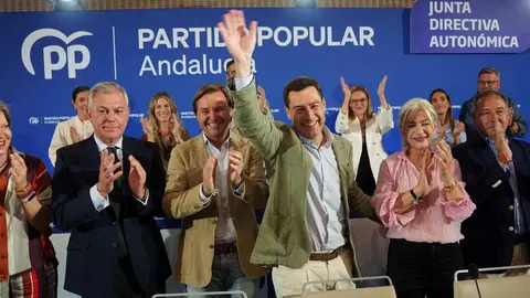 Moreno en la junta directiva del PP-A