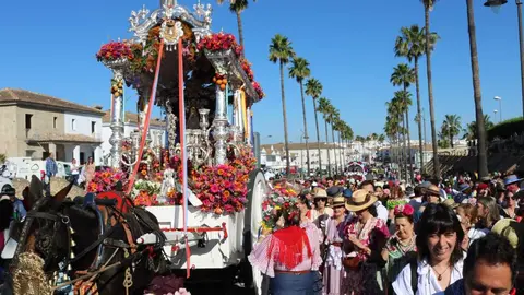 Cartaya ya camina hacia el Roc&iacute;o. Fuente: Ayto. Cartaya