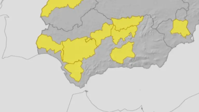 Alerta amarilla este mi&eacute;rcoles. Fuente: Aemet.