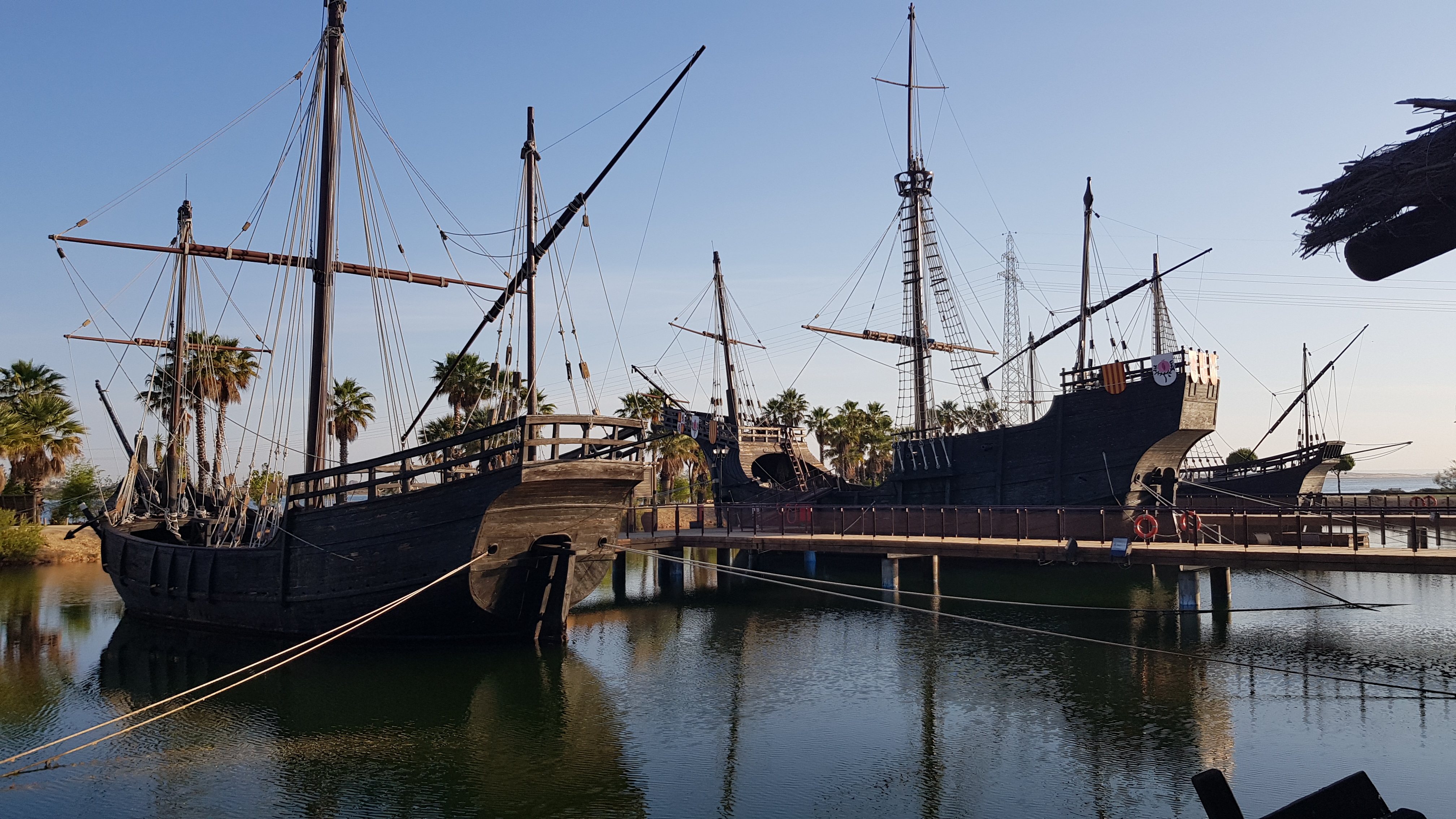 Muelle de las Carabelas.