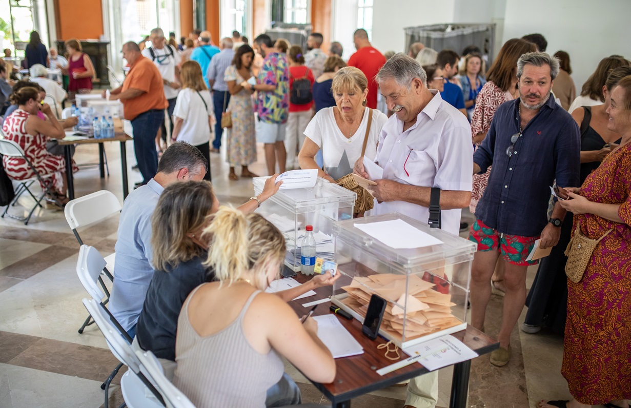 Imagen de un colegio electoral