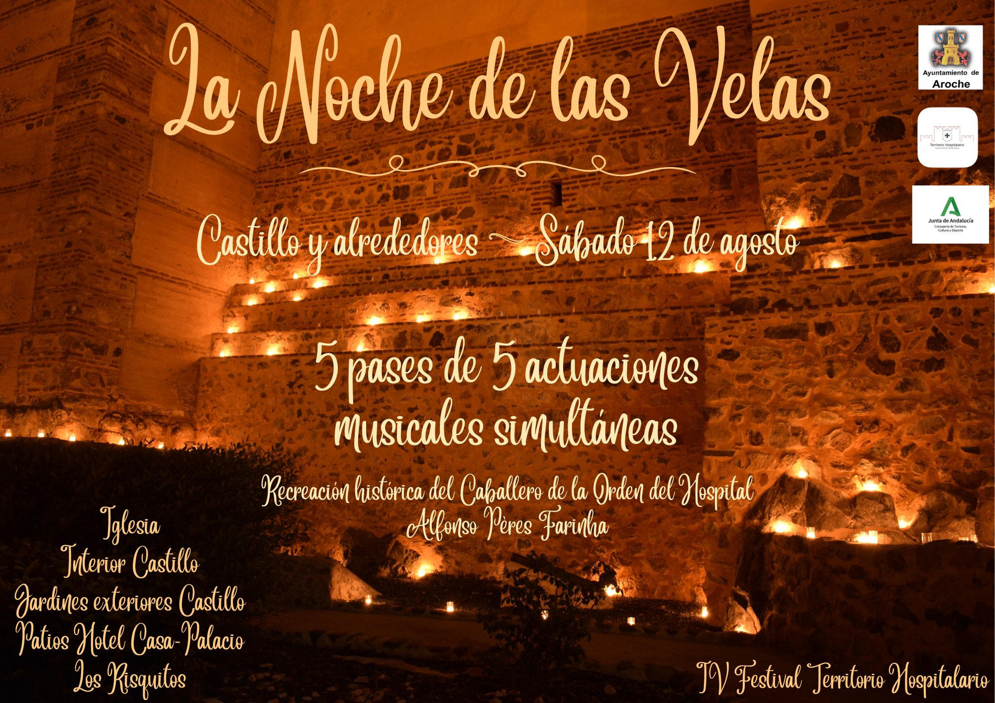 cartel noche de las velas 2023