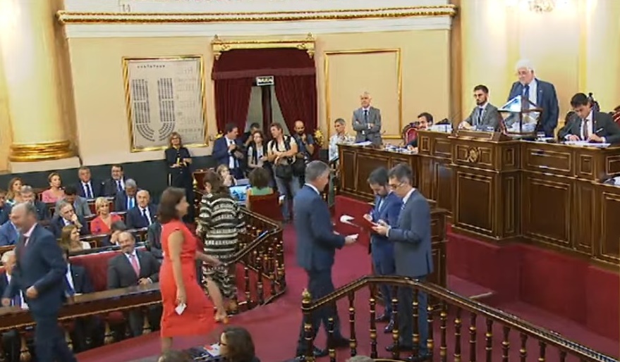 Carmelo Romero en el Senado