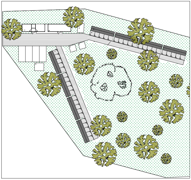 Plano del refugio canino