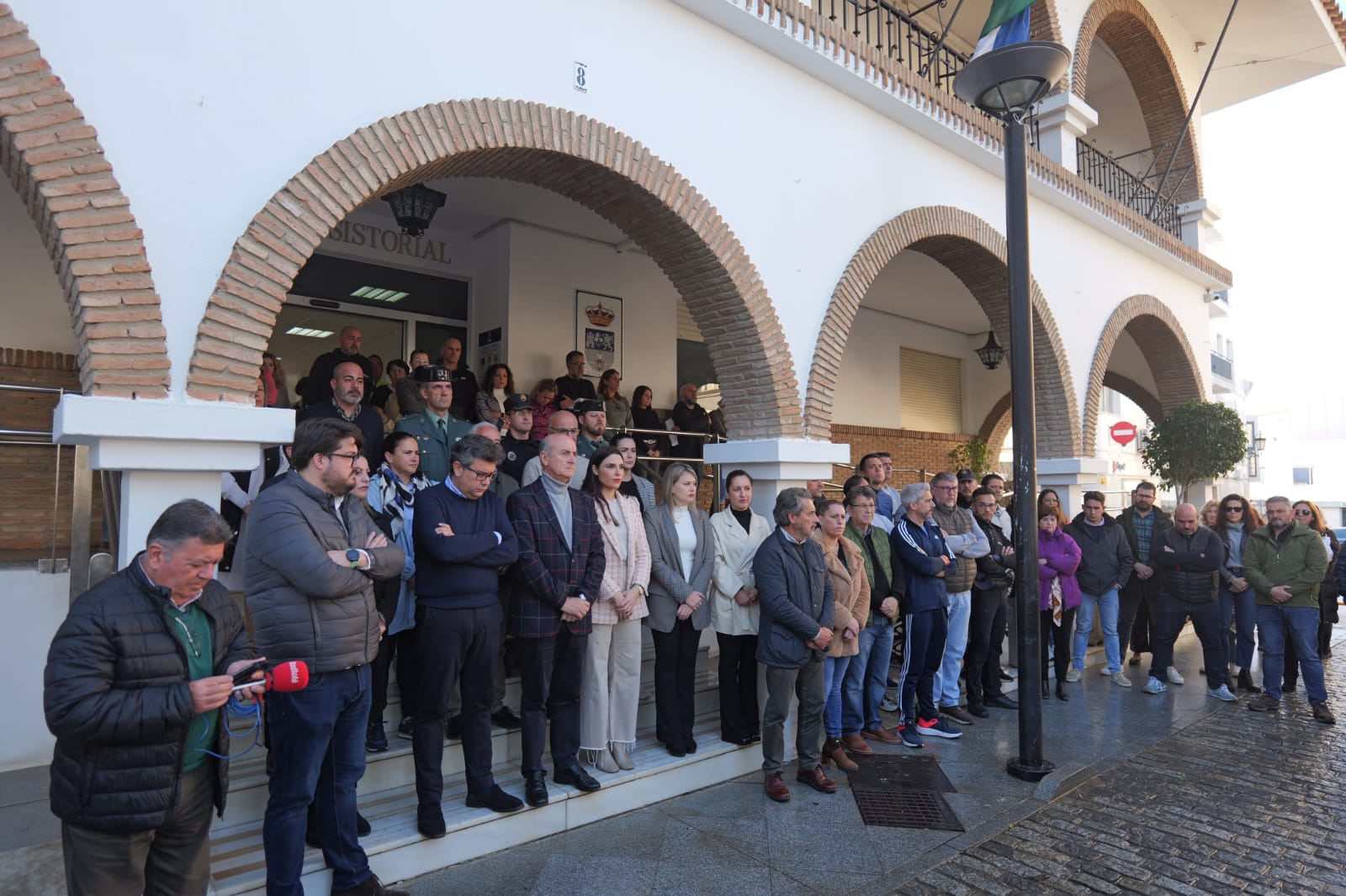 Minuto de silencio en Lepe
