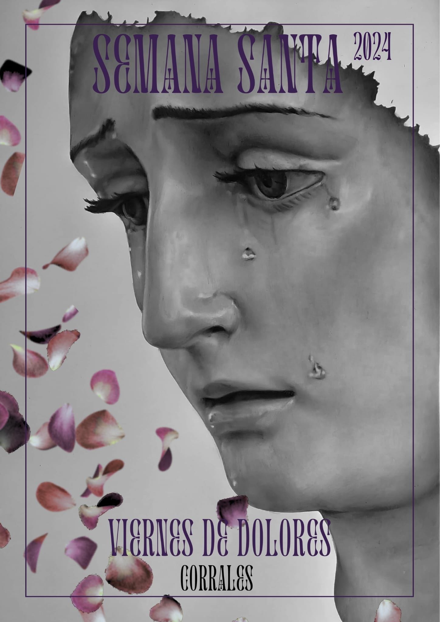 Cartel Semana Santa de Corrales 2024. Foto: Ayuntamiento de Aljaraque