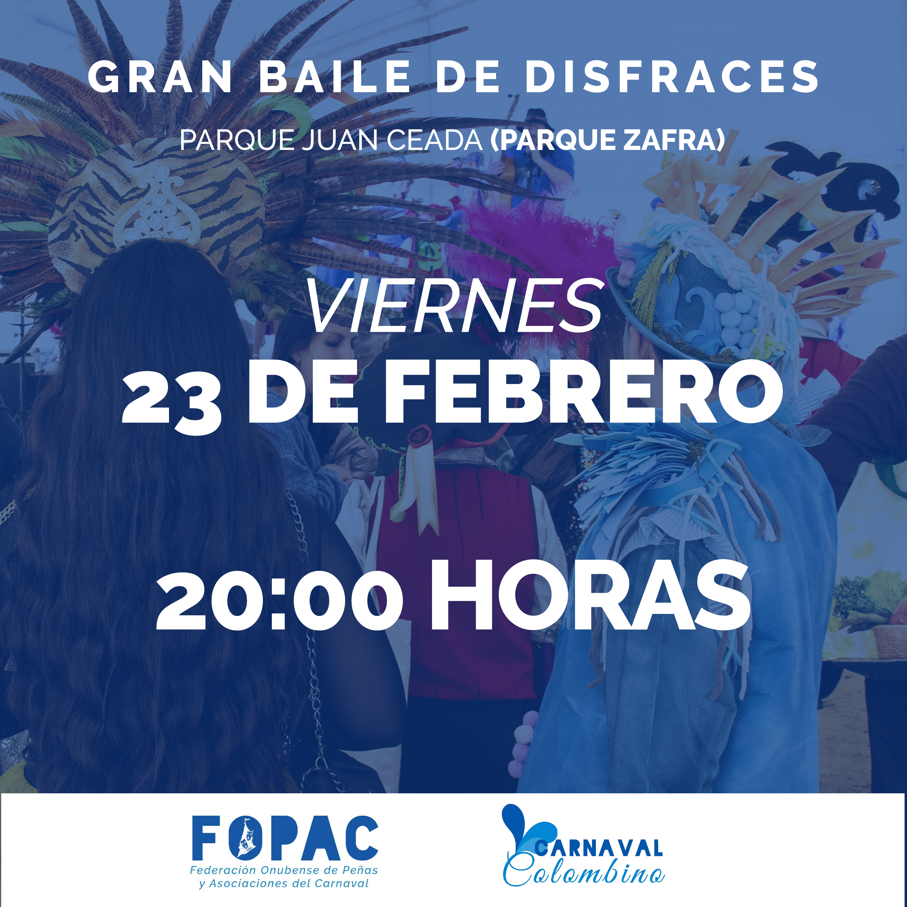 El Gran Baile de Disfraces será el viernes 23 de febrero