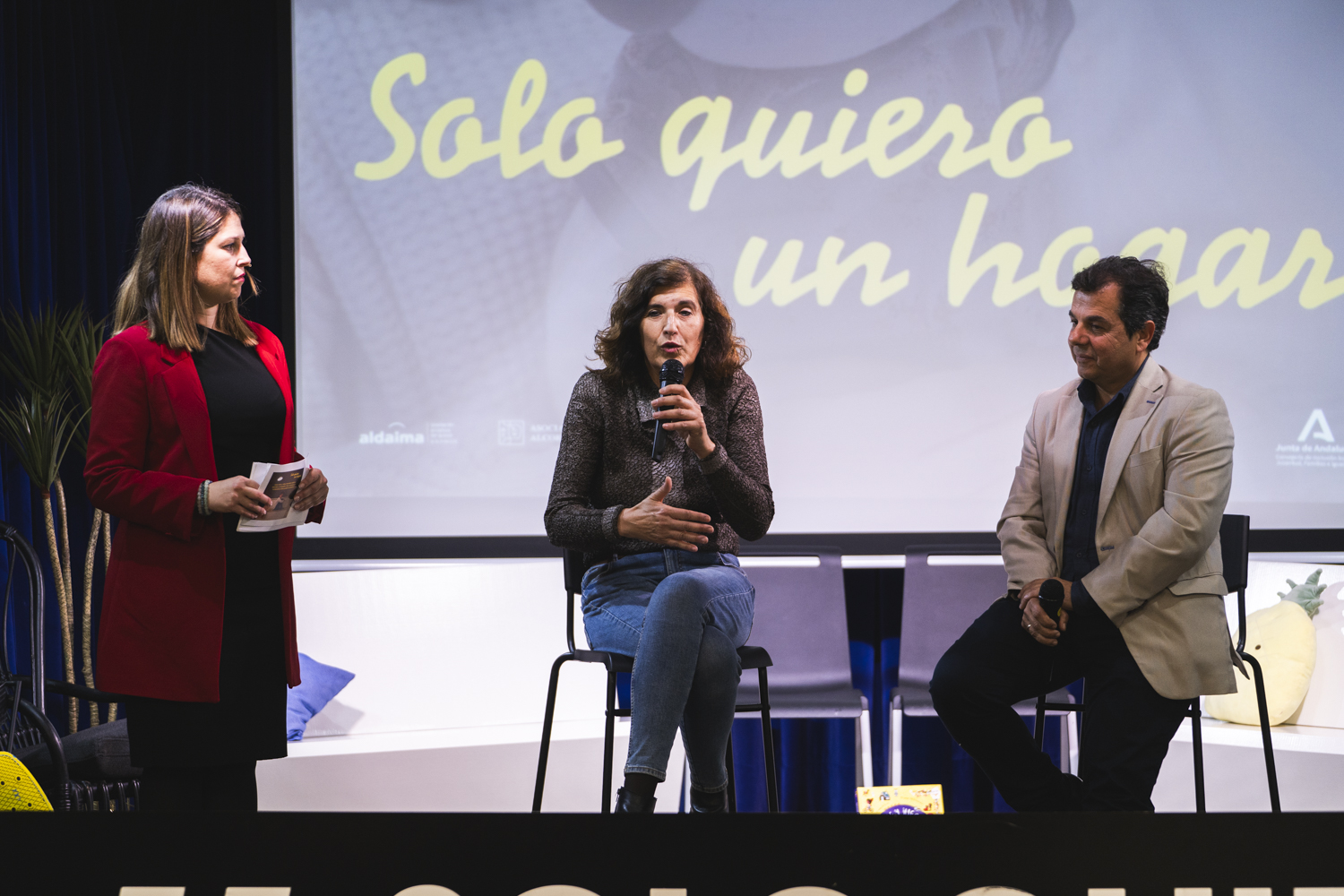 Marián Sánchez Castán, Margarita Pérez Crovetto y José Manuel Borrero Barrero