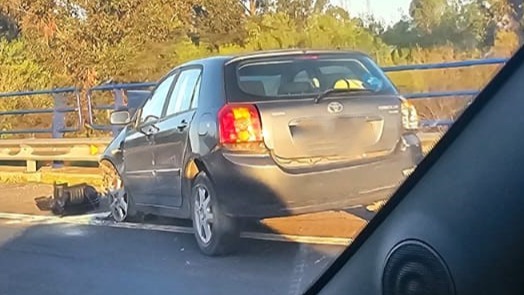 El vehículo se ha salido de la vía