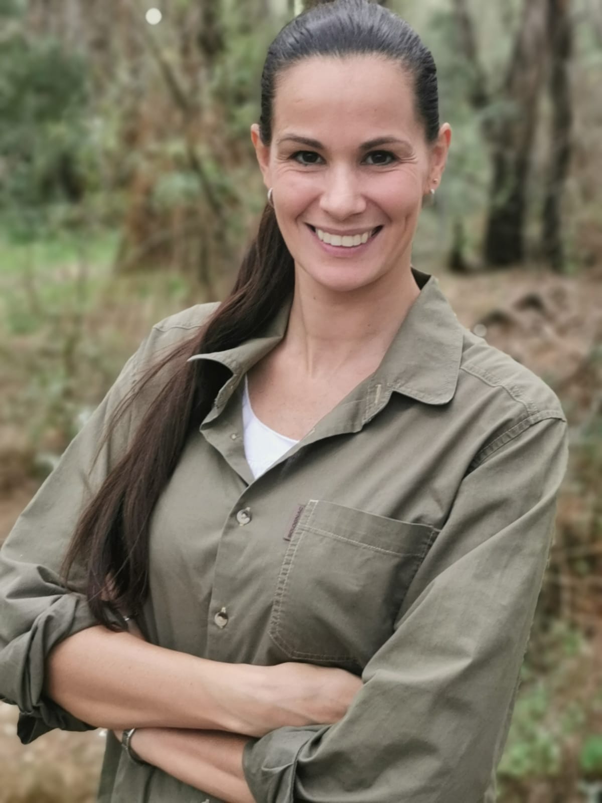 Voluntaria de "Mujeres por Doñana"