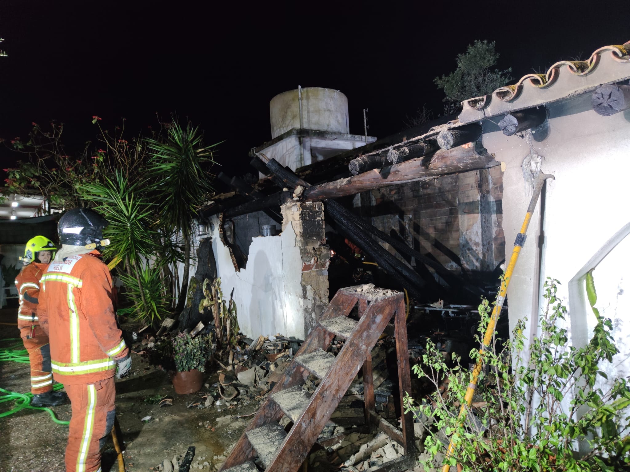 Incendio en una finca 1