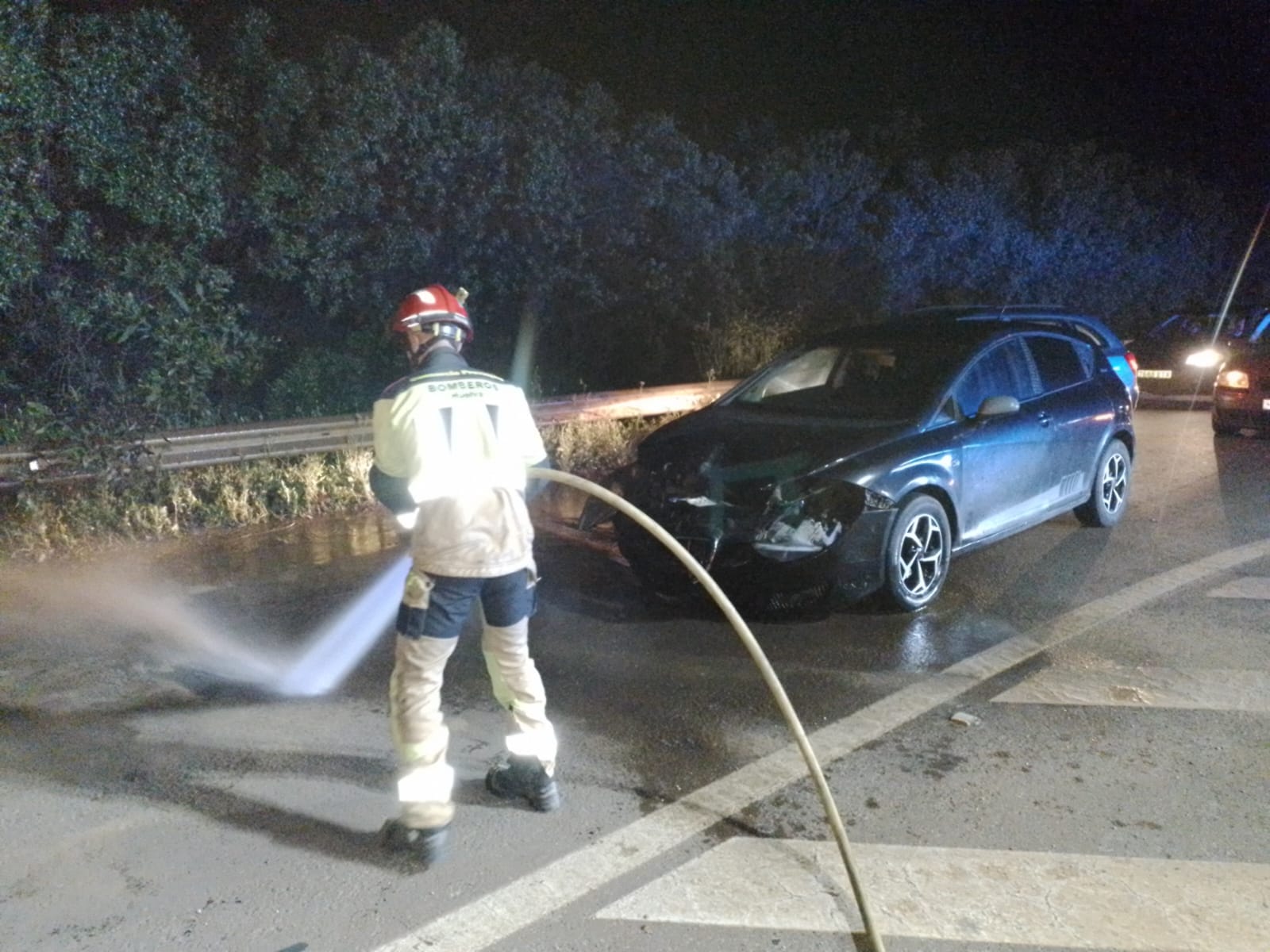 Turismo accidentado. Foto: Bomberos del Consorcio