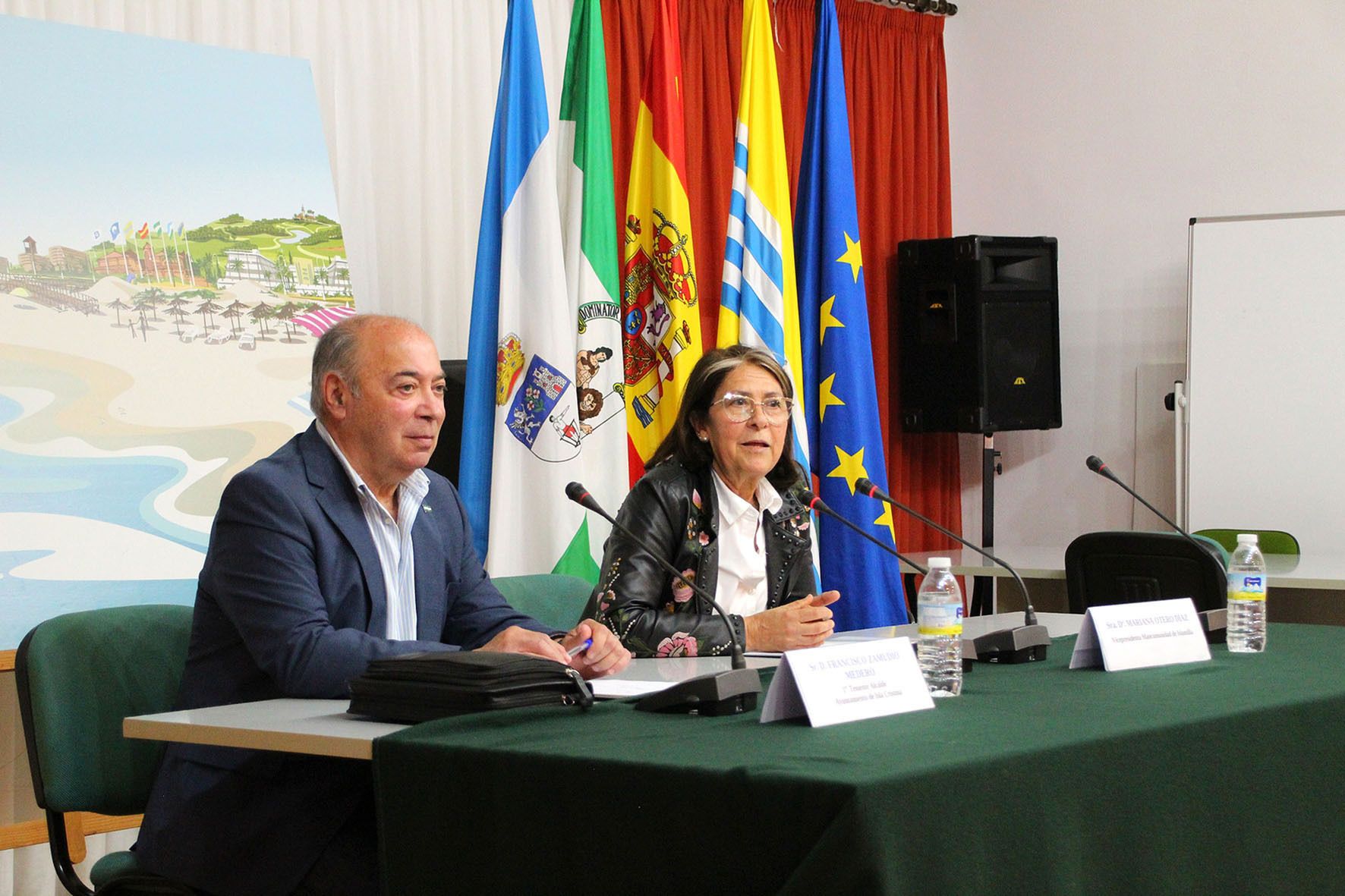 Representantes institucionales en la Jornada de Cierre de los Programas de Empleo y Formación