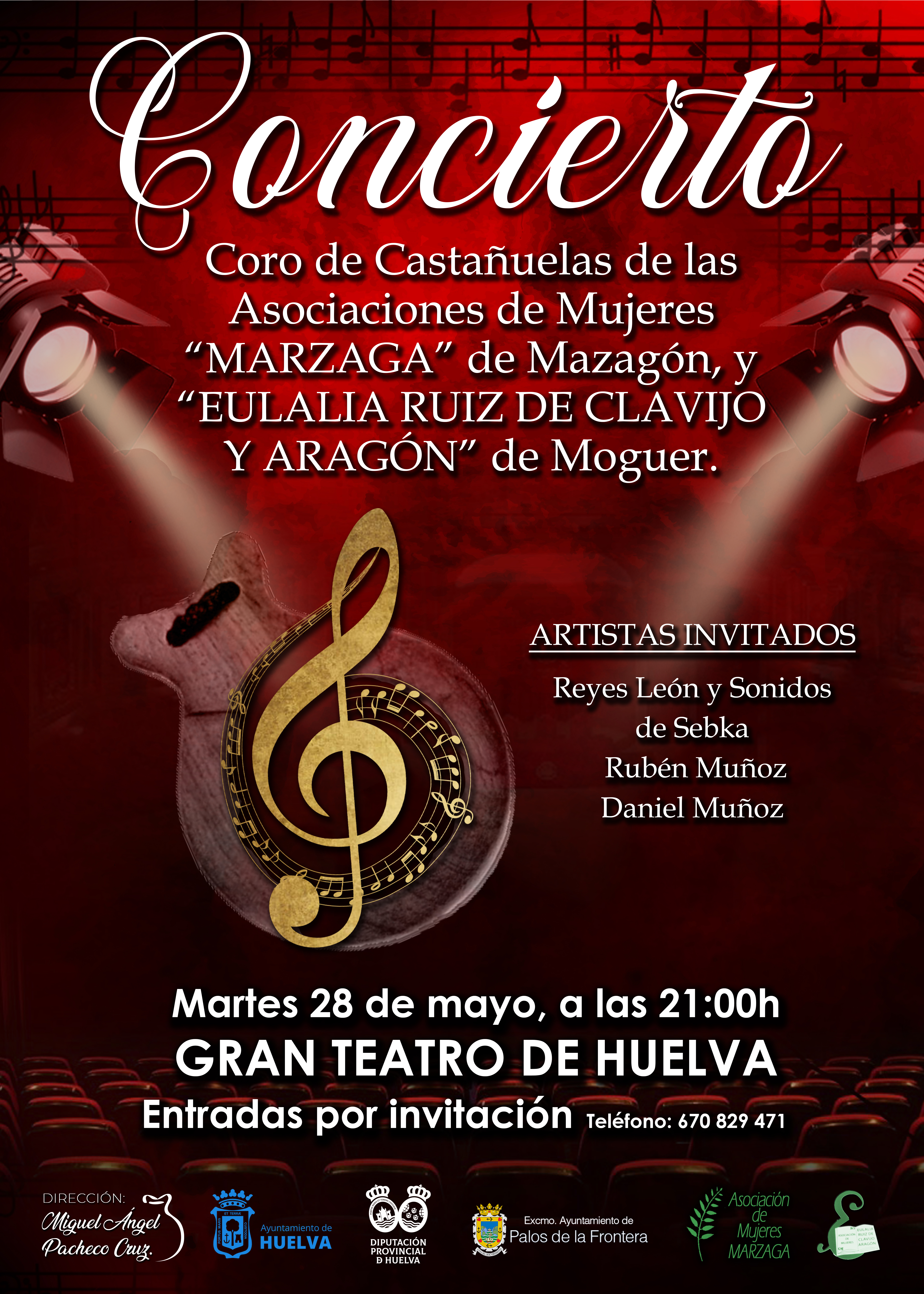 CARTEL CONCIERTO CASTAÑUELAS GRAN TEATRO 2024