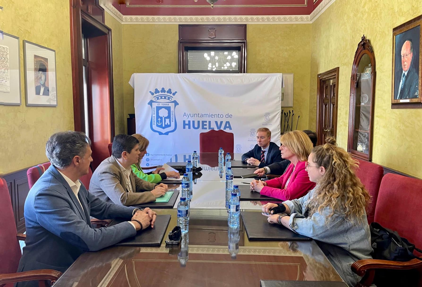 Reunión de trabajo de APH con el Ayuntamiento de Huelva