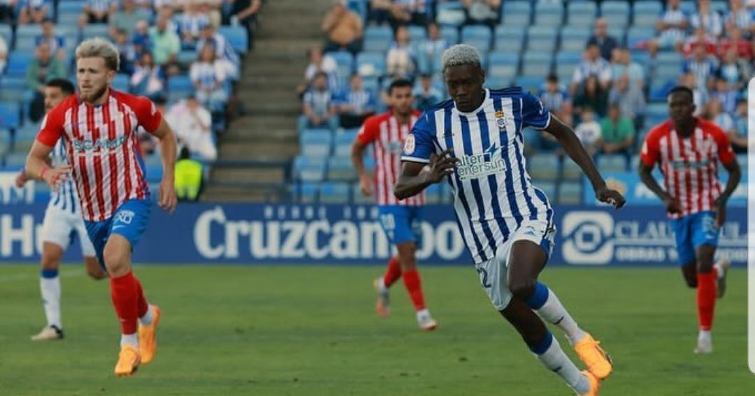 Rahim Alhassane ha sido un jugador muy importante durante su primer año en el Recre a la órdenes de Abel Gómez. Fuente: Instagram oficial de Rahim Alhassane