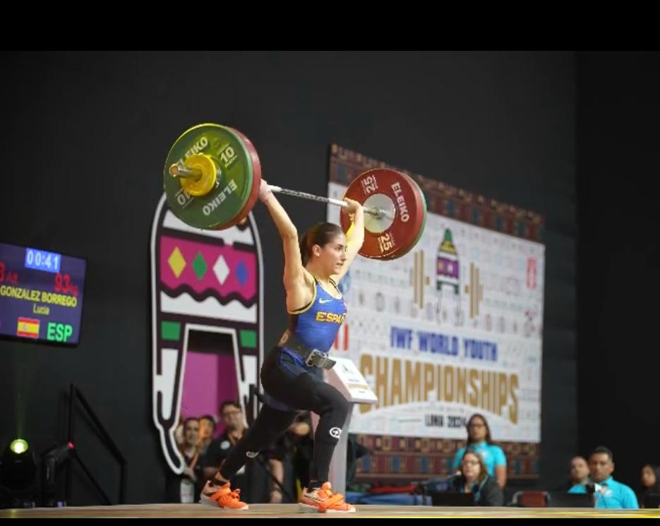 Lucía González durante la competición de ayer celebrada en en la que logró la gloria. Fuente: Imagen de archivo