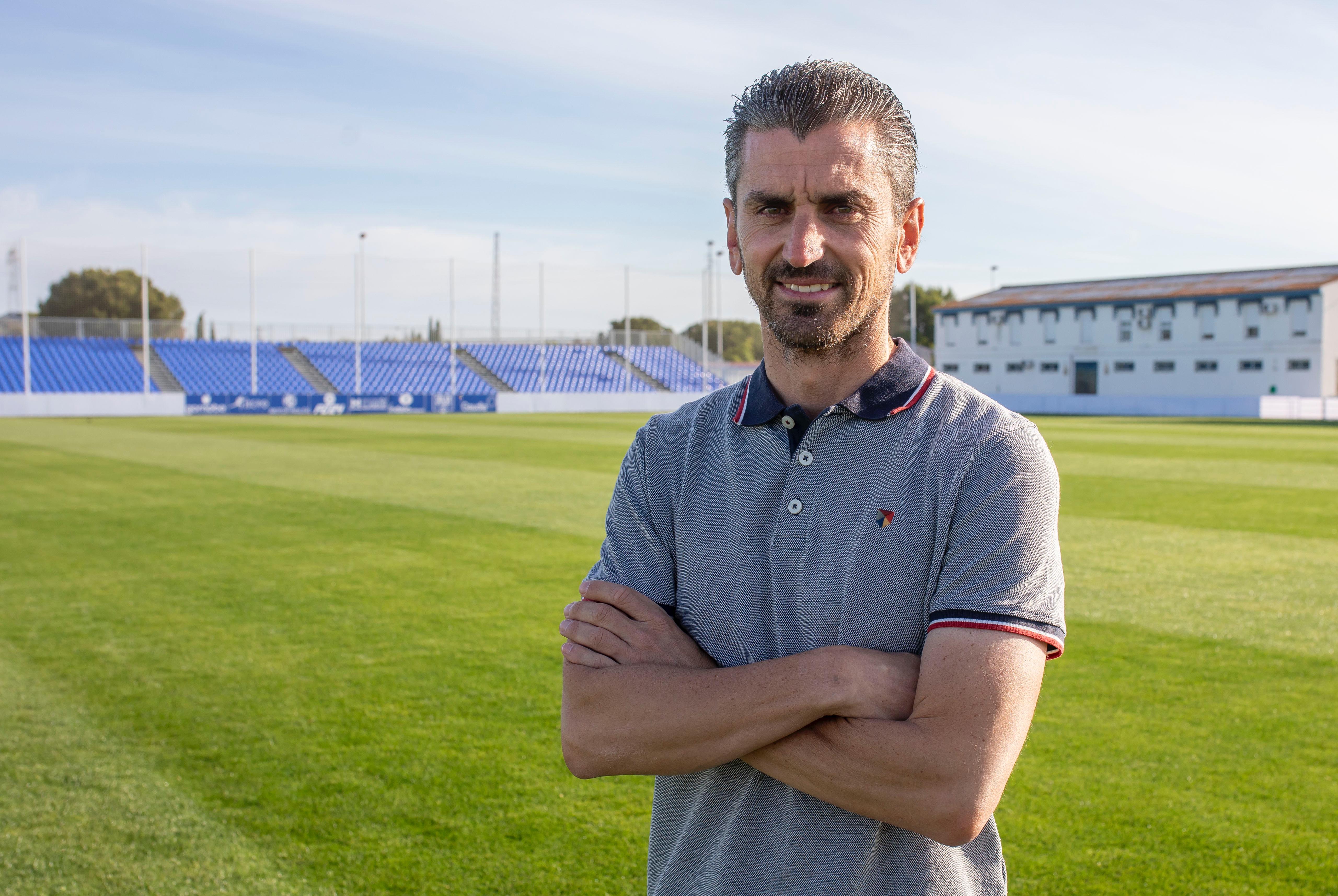Balance muy positivo de juan Alfaro en el Recreativo en su segunda etapa. Fuente: Alberto Díaz