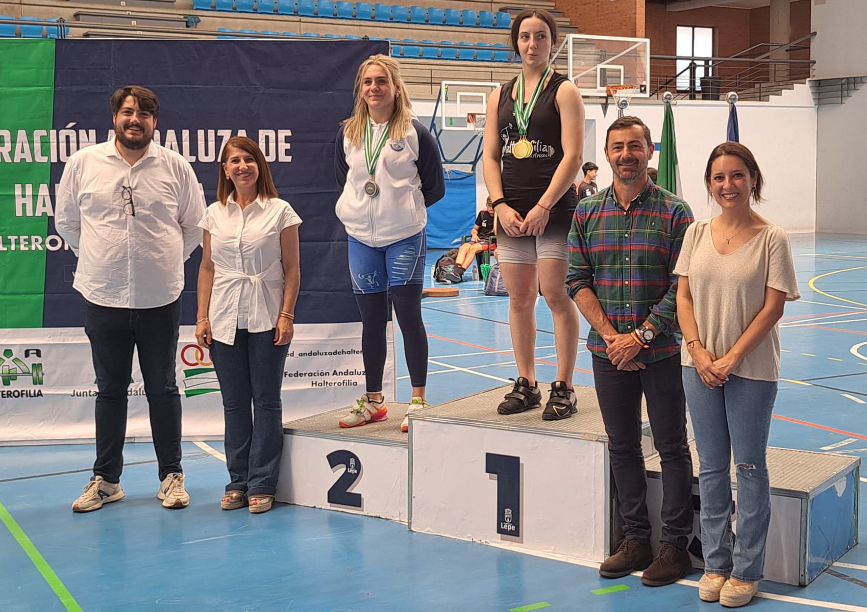 Imagen de Athenea Santana, levantadora onubense que se ha llevado tres oros en la competición. Fuente: Imagen de archivo
