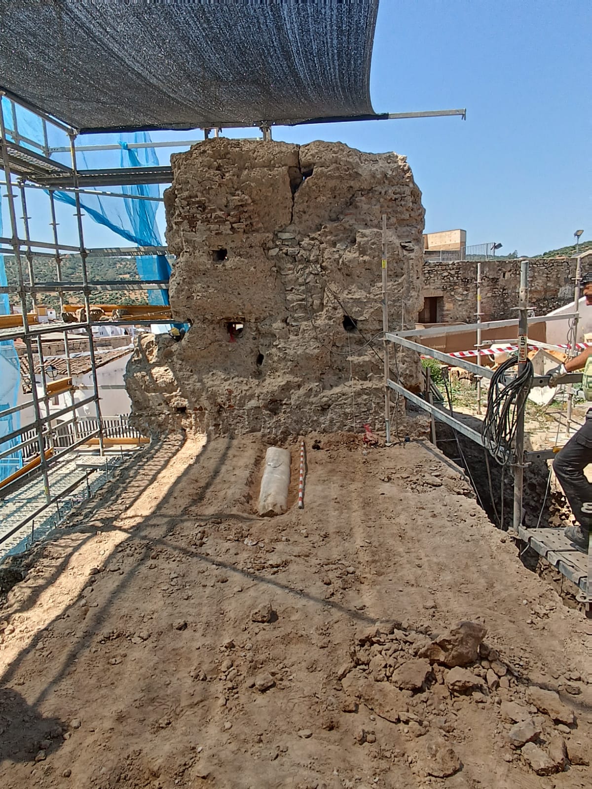 Trabajos en el Castillo.