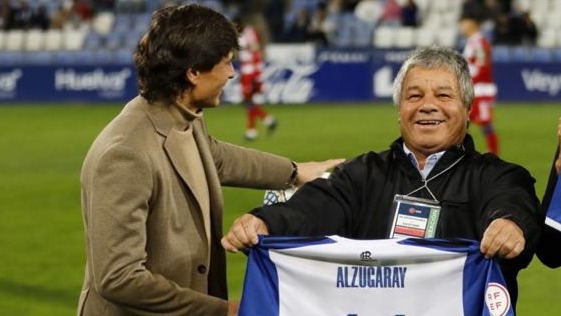 Jesús Alzugaray es el máximo goleador en la historia del Recre con 84 dianas. Fuente: Imagen de archivo