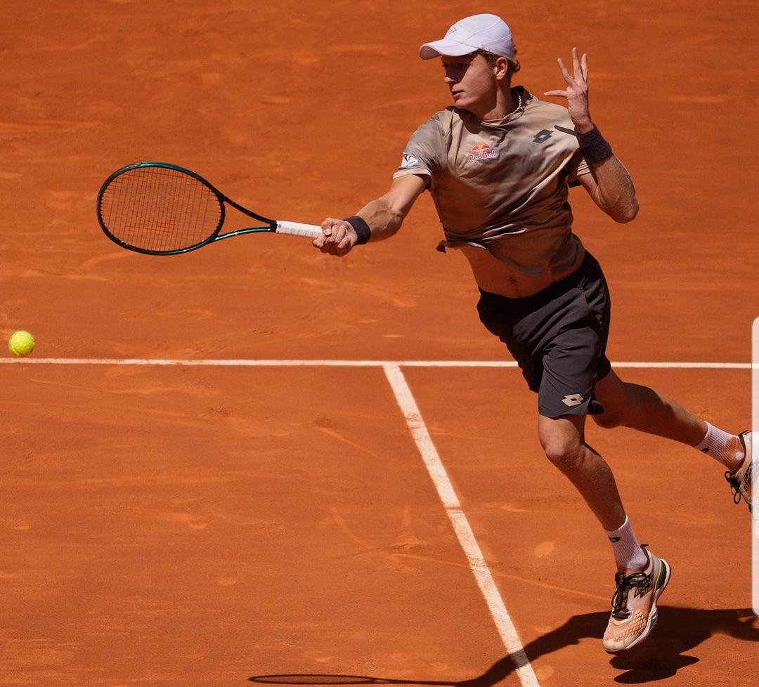 Martín Landaluce, una de las mayores promesas del tenis español. Fuente: Instagram personal de Martín Landaluce