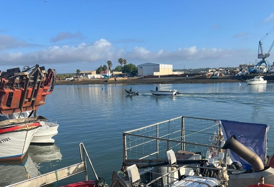 Otra imagen de la ría Carreras esta mañana