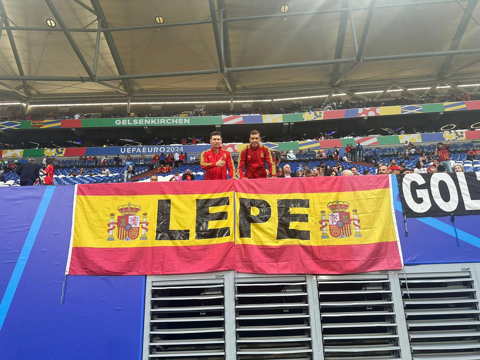 Lepe en la Eurocopa 1