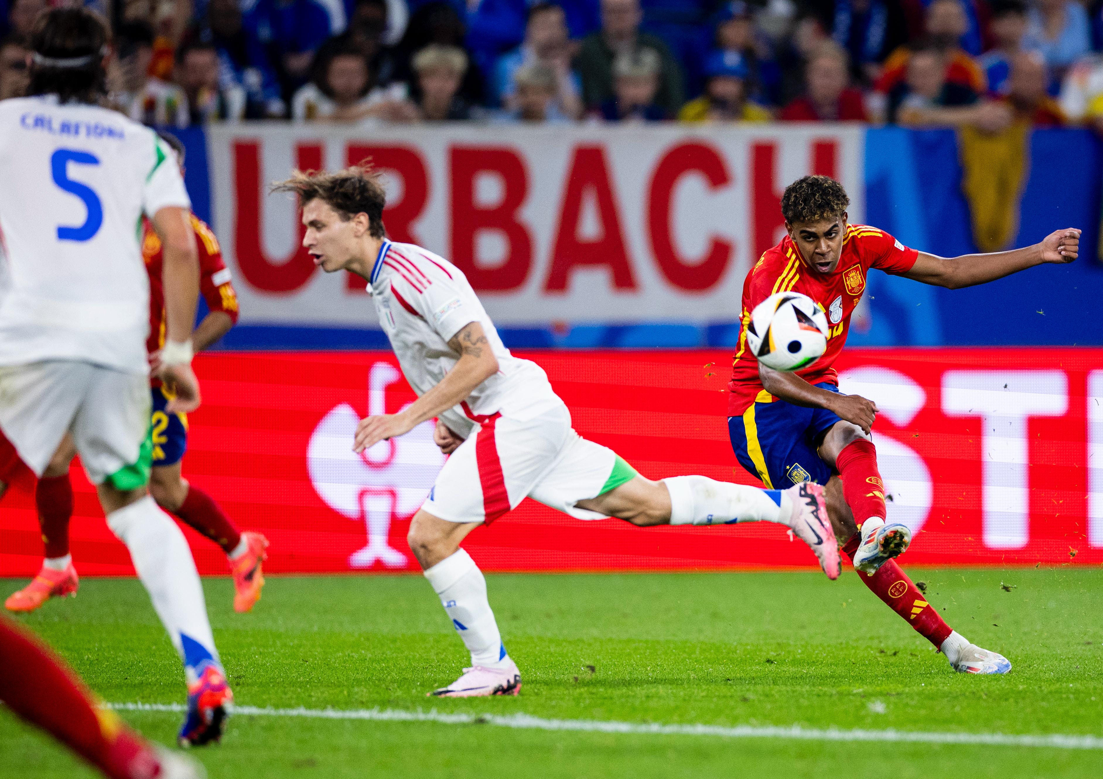 Lamine Yamal se marcó otro gran partido. Fuente: Twitter oficial SEfútbol