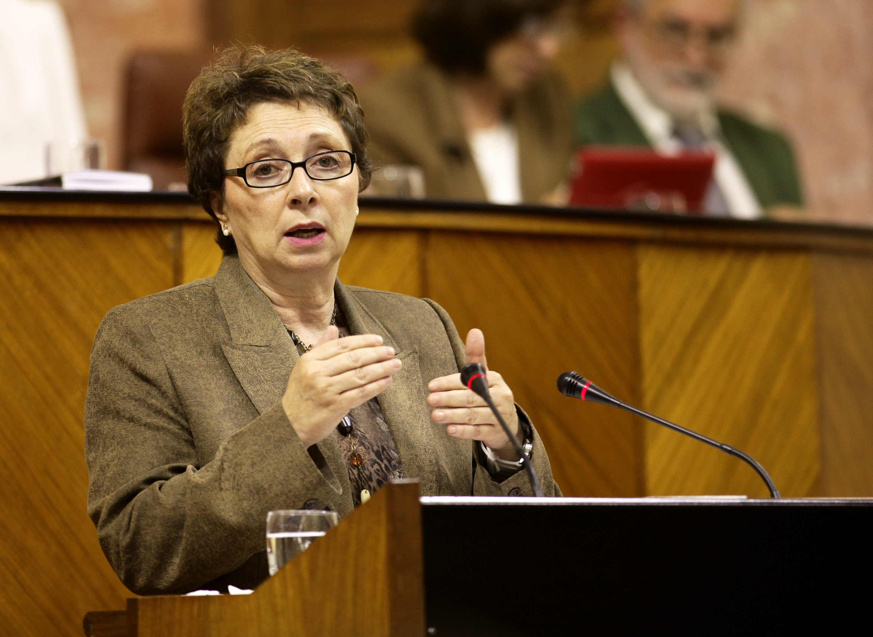 La exconsejera andaluza, Carmen Martínez Aguayo. (Foto: Parlamento de Andalucía)