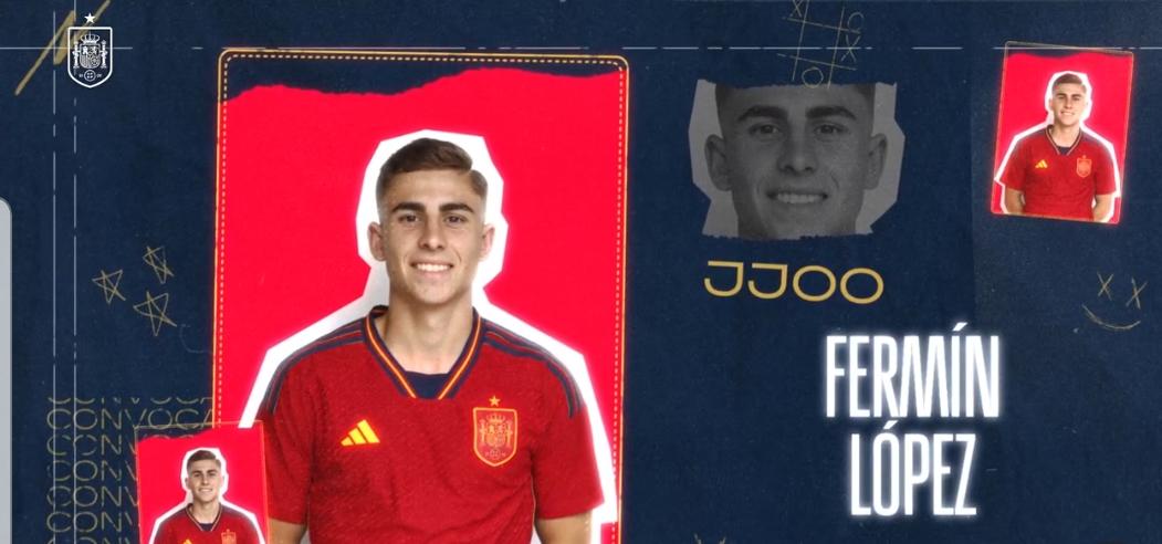 El futbolista se une a la lista de onubenses que participarán en los Juegos Olímpicos.