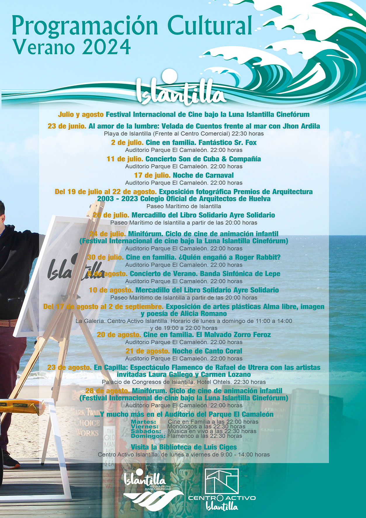 Cartel - Programación Cultural de verano 2024