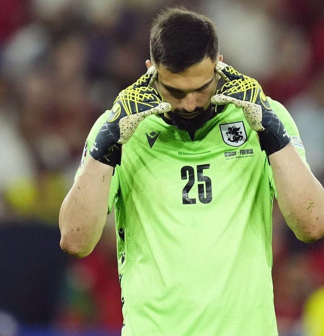 Gio Mamardashvili se despide una Eurocopa en la que ha dejado un gran nivel. Fuente: Instagram personal de Gio Mamardashvili