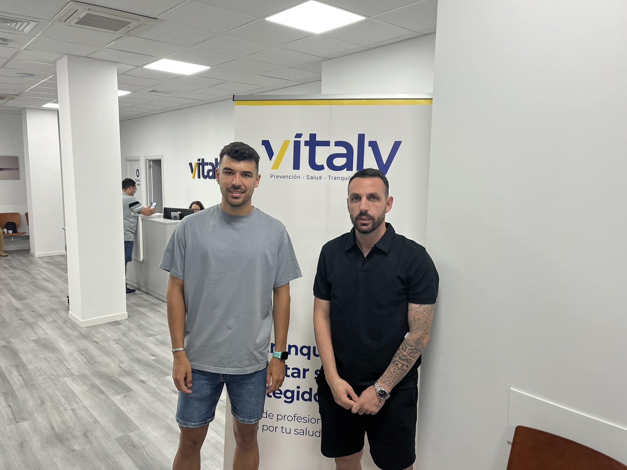 Rubén Serrano y Rubén Gálvez serán dos de los hombres importantes para la temporada 24-25. Fuente: Guillermo Aceituno