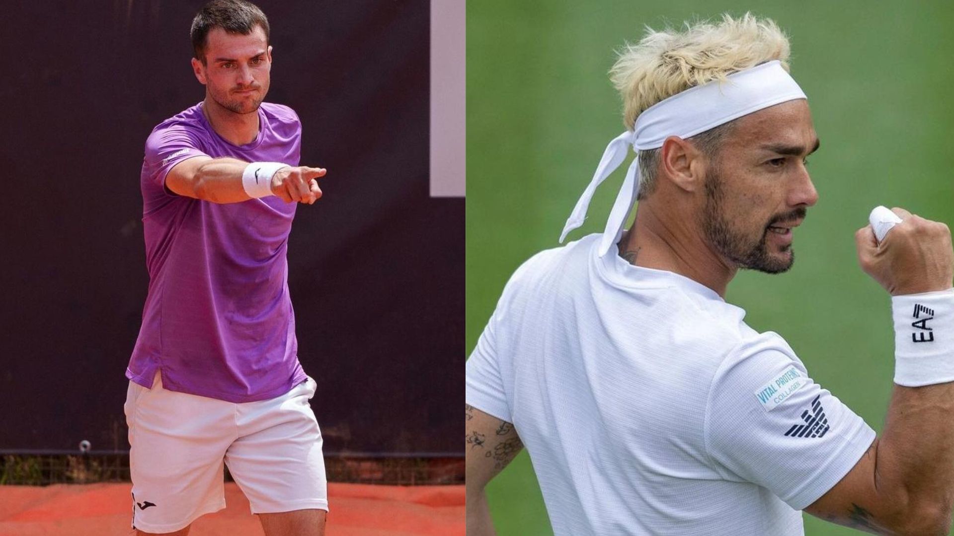 Pedro Martínez y Fabio Fognini disputarán las semis de la Copa del Tenis de Huelva en sustitución de Shabopalov y Llamas. Fuente: Instagram de Pedro Martínez y de Fabio Fognini
