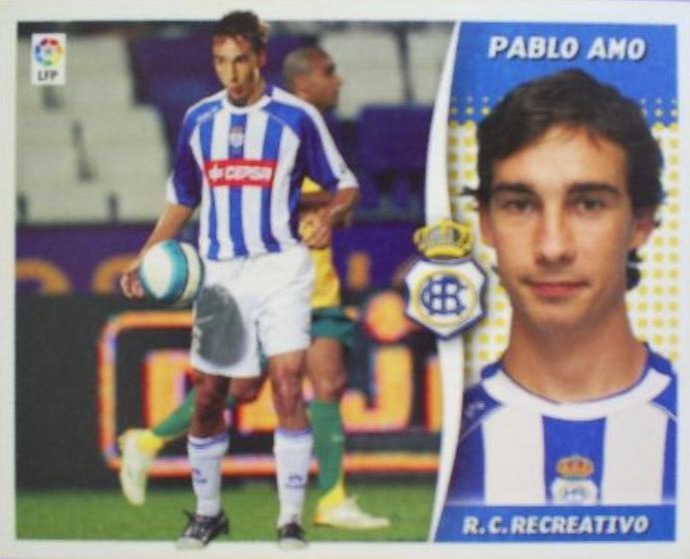 Pablo Amo durante su etapa en el Recreativo de Huelva en la temporada 2006-07. Fuente: Imagen de archivo