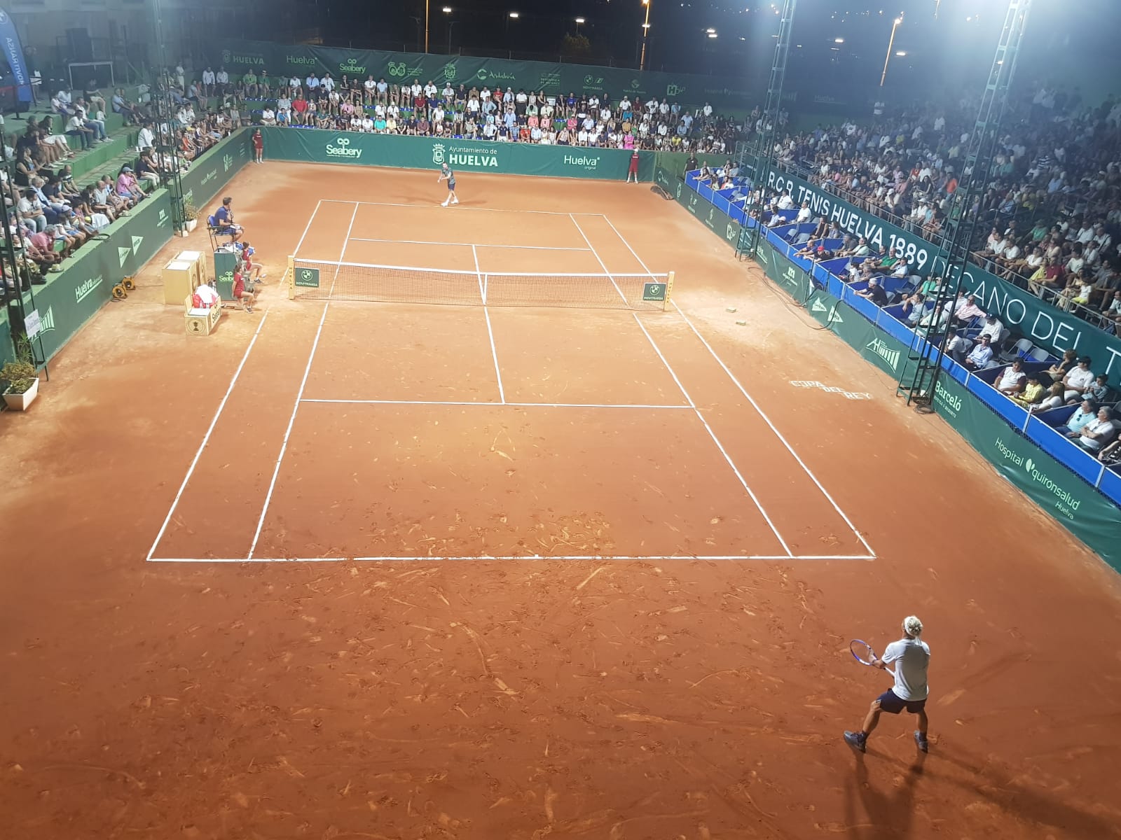Gran noche de tenis en Huelva. Fuente: Yerai Valles