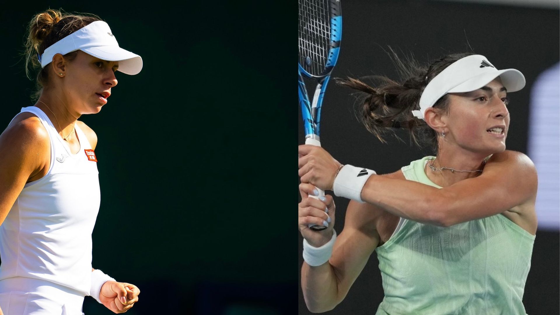 Magda Linette y Elina Avanesyan dará comienzo a las finales de hoy a partir de las 19 horas. Fuente: Twitter de Linette e Instagram de Avanesyan