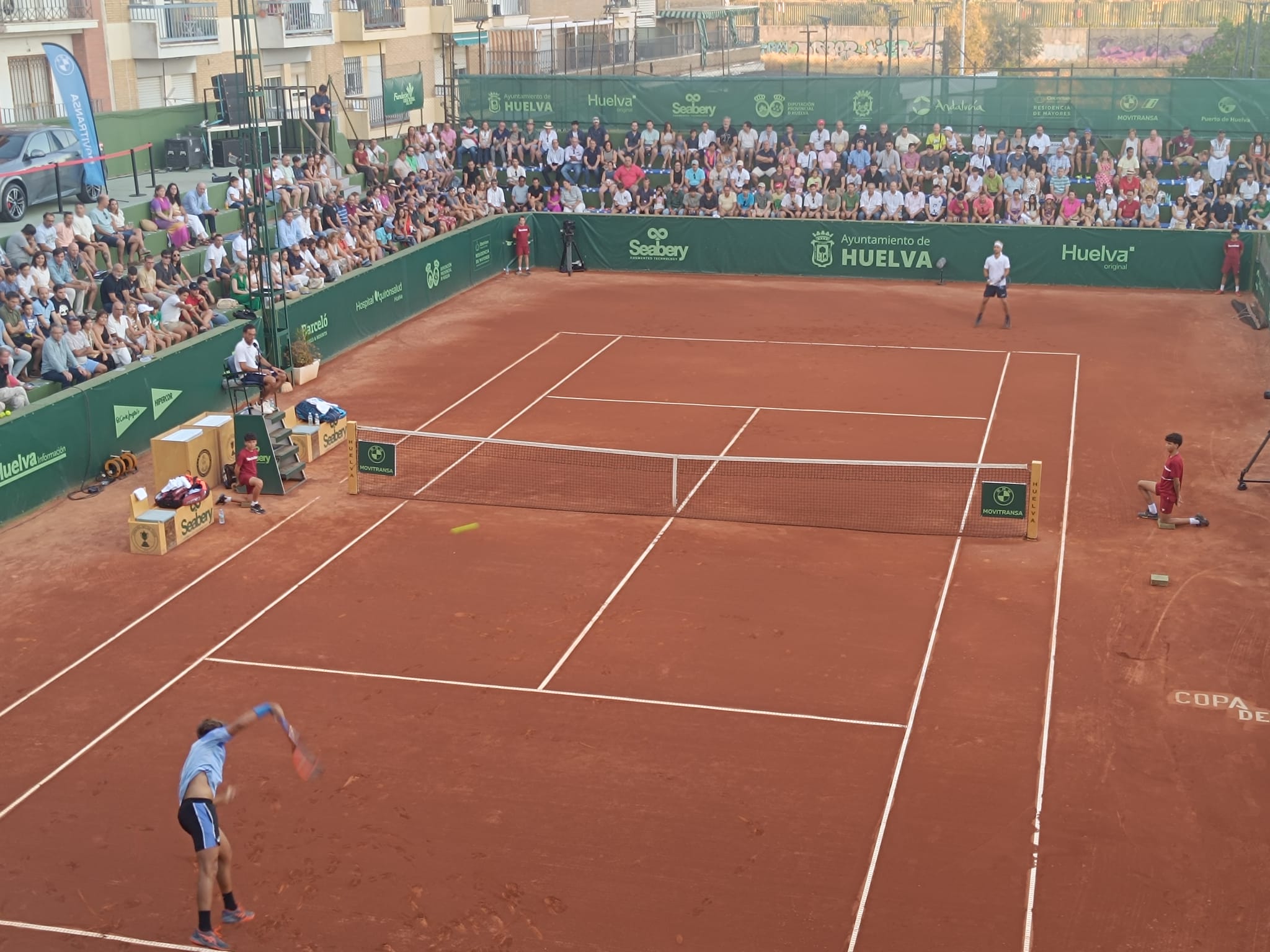 Dani Mérida demostro por qué es una de las grandes promesas del tenis español. Fuente: AVM