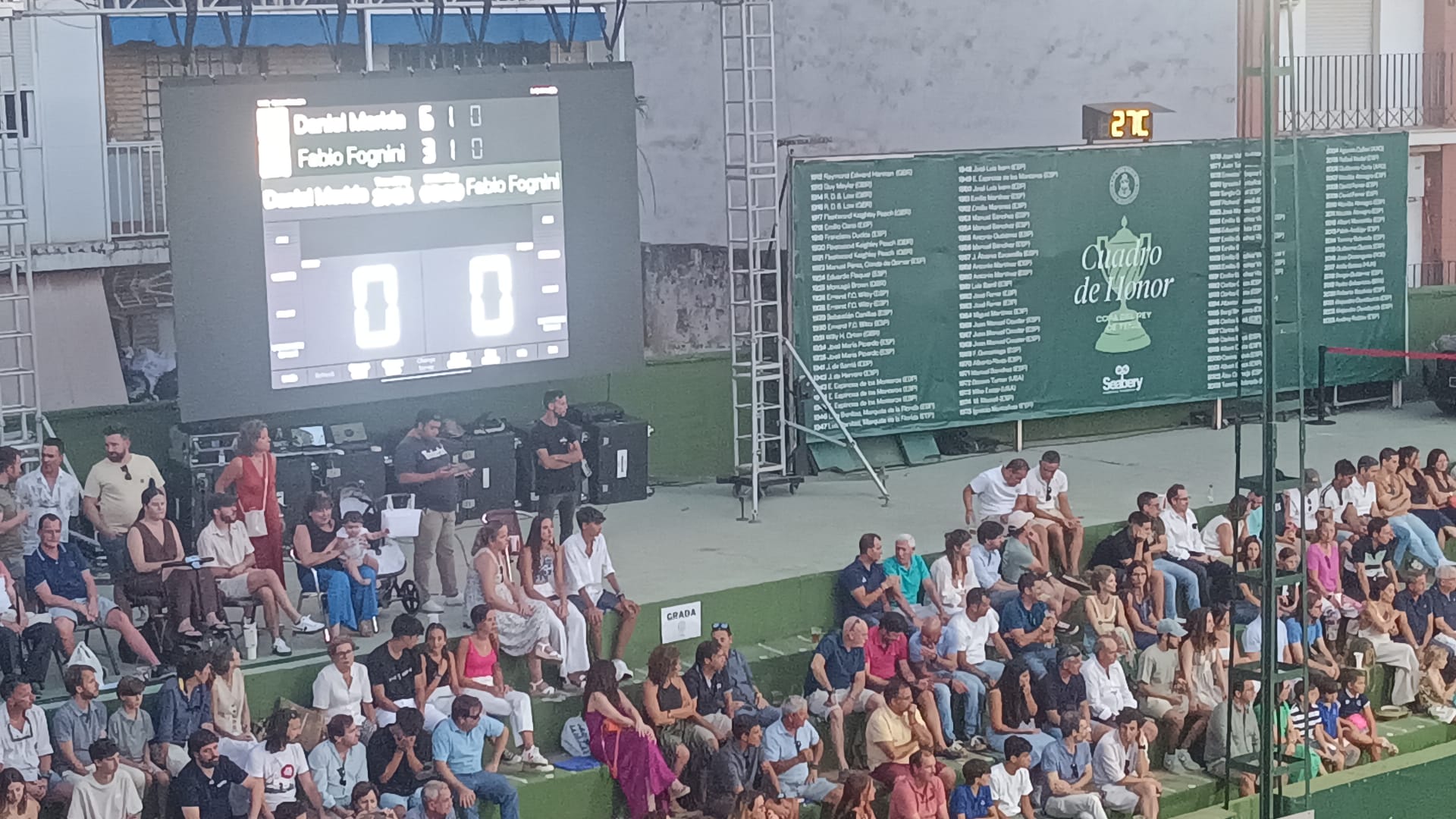 Dani MNTE: ave llevó el primer set de la finla. Fuente: AVR