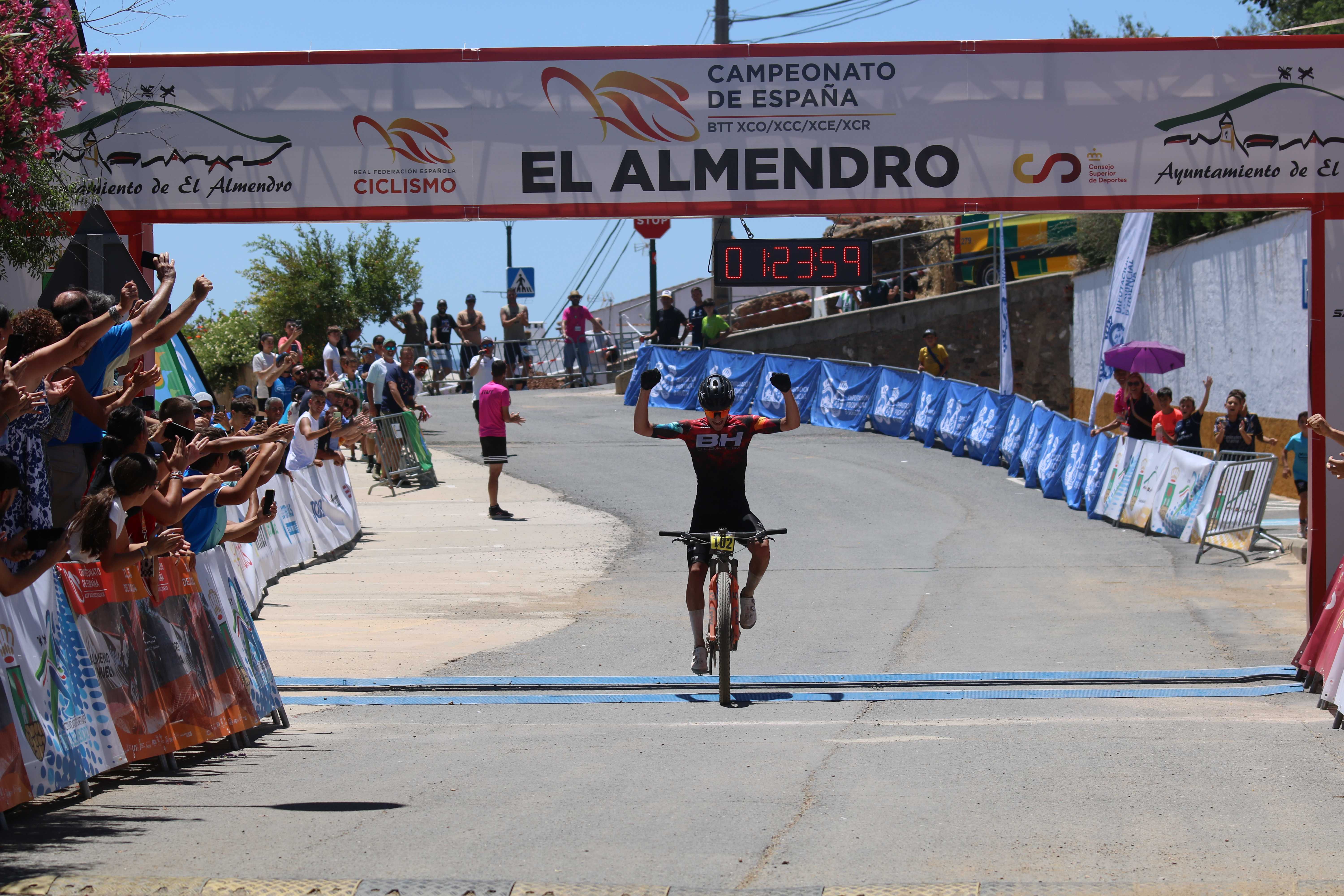 El onubense paró el crono el primero. Fuente: RFCET