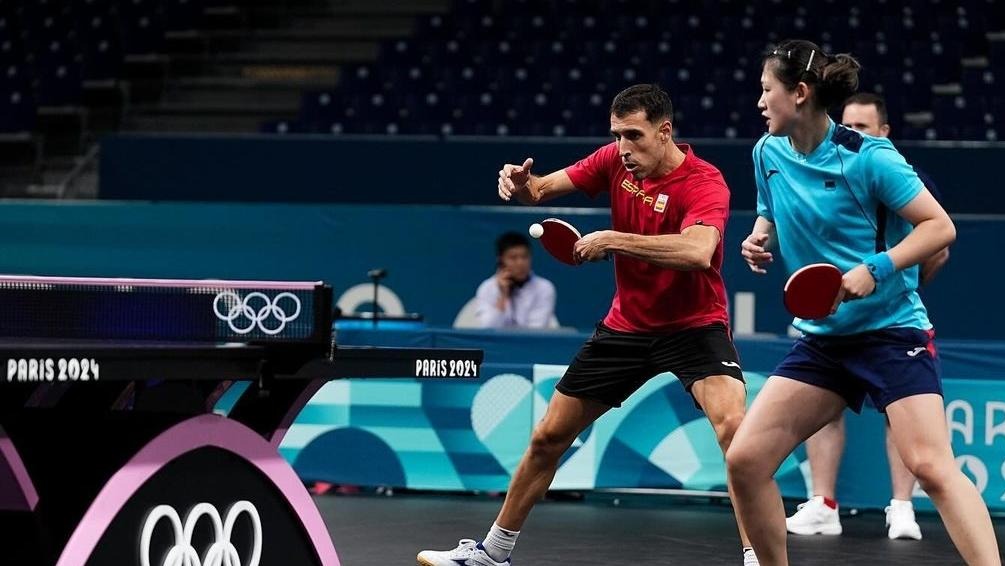 Álvaro Robles y María Xiao se llevaron el diploma en los JJOO de París 2024. Fuente: Instagram de Álvaro Robles