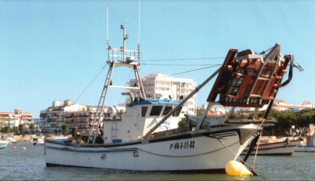 Barco Segundo Franlau, perteneciente a la cofradía de Punta Umbría