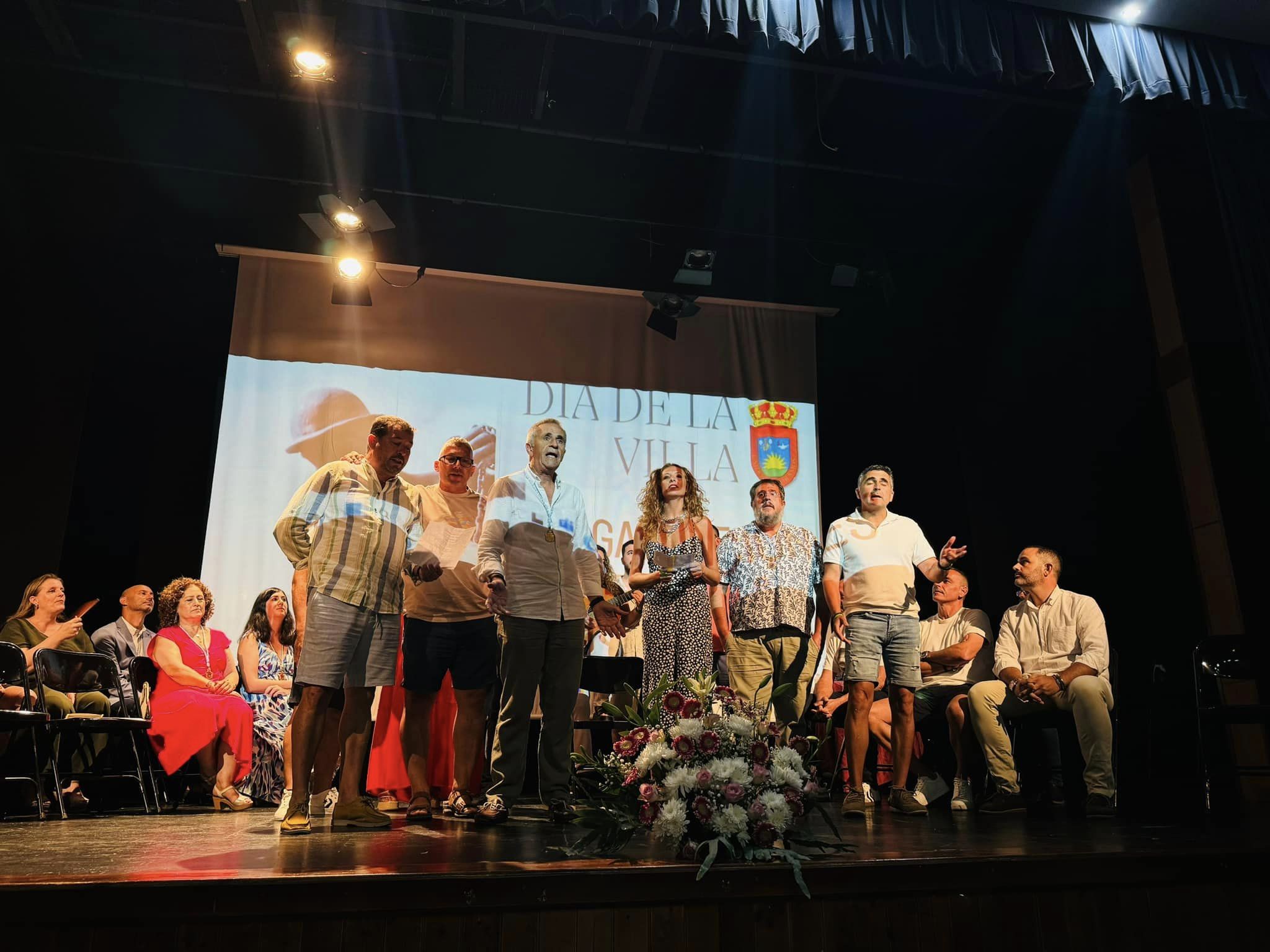 Uno de los momentos más emotivos del acto